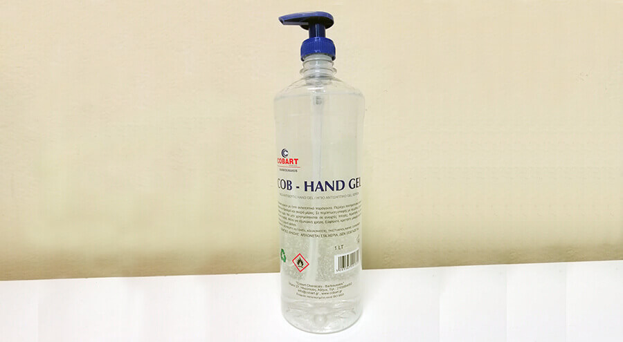 ΝΕΟ Αλκοολούχο gel χεριών COB – HAND GEL 70% V/V